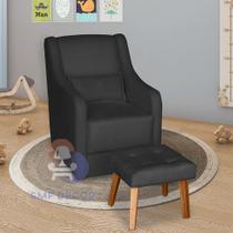 Poltrona para Amamentação Glamour com Puff e Almofada Poltrona para Amamentação Glamour com Puff e Almofada