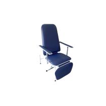 Poltrona Para Hospitais Slim Reclinável Descanso Azul Marinho