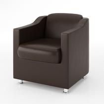 Poltrona Para Recepção Consultório Médico Clínica Hospital Cor:Marrom Poltrona Para Recepção Consultório Médico Clínica Hospital Cor:Marrom