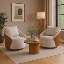 Poltrona para Sala de Estar 74cm X 64cm Mabel