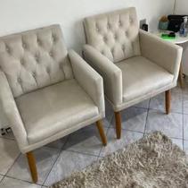 Poltrona para Sala de Estar Decor Sofisticada Tecido Suede Premium Estrutura Reforçada Pés de Madeira Poltrona para Sala de Estar Decor Sofisticada Tecido Suede Premium Estrutura Reforçada Pés de Madeira