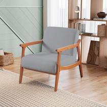 Poltrona para Sala de Estar Tecido Linho Olívia Poltrona para Sala de Estar Tecido Linho Olívia