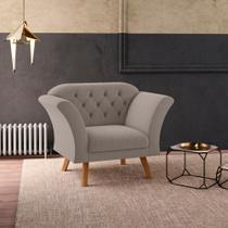 Poltrona para Sala de Recepção Moreira Inca Sépia