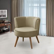 Poltrona Para Sala Decorativa Bela Suede Rover & Beato