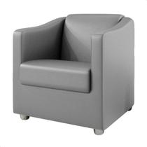 Poltrona Para Sala Decorativa Estofada Cadeira Escritório Recepção Decoração