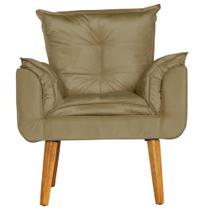 Poltrona Para Sala Decorativa Opala Suede Capuccino Poltrona Para Sala Decorativa Opala Suede Capuccino