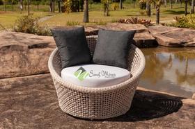 Poltrona Para Varanda Em Corda Náutica Área Externa Jardim