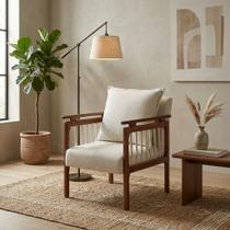 Poltrona Paris Tecido Boucle Luxuosa Confortável Design Orgânico Confortável Para Sala Recepção Quarto Luxo