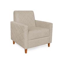 Poltrona Pérola Boucle Bege - Lucadi Home