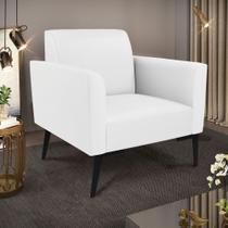 Poltrona Pés Villach Marisa material sintético Branco Poltrona Pés Villach Marisa material sintético Branco