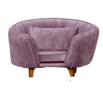 Poltrona Pet Baby Lady Cães e Gatos Confortável Apartamento Luxo Veludo Rose Poltrona Pet Baby Lady Cães e Gatos Confortável Apartamento Luxo Veludo Rose
