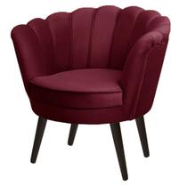 Poltrona Pétala em Sued Premium Marsala Poltrona Pétala em Sued Premium Marsala