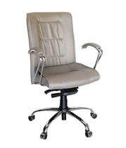 Poltrona Presidente Base Cromada Linha Vicenza