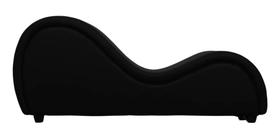 Poltrona Preta material sintético Divã para Massagem Tantra Tapeçaria Parrilha