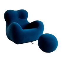 Poltrona Puff Ergonômica Em Bouclé LuxBlend Palla Sofá Na Caixa Poltrona Puff Ergonômica Em Bouclé LuxBlend Palla Sofá Na Caixa