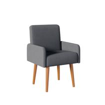 Poltrona Rebeca em Madeira e Veludo Estofado Confortável Poltrona Rebeca em Madeira e Veludo Estofado Confortável