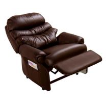 Poltrona Reclinável Barão Corino Tabaco Império Estofados