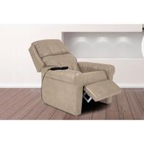 Poltrona Reclinável c/ Massagem p/ Sala MH 1216 Two Way Courano Bege - Herval