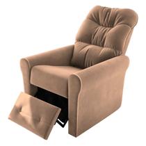 Poltrona Reclinável Clio em Veludo com 3 Posições Matrix