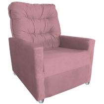 Poltrona Reclinavel Do Papai Italia Rosa