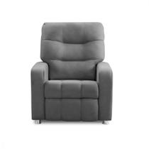Poltrona Reclinavel Do Papai Maldivas Tecido Suede