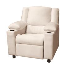 Poltrona Reclinável do Papai Sala de Cinema Manchester Off White- MABE MAGAZINE