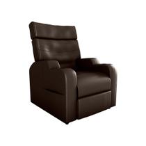 Poltrona Reclinável Do Papaicom Porta Copos Porta Controle Toro Boucle Cinza Matrix