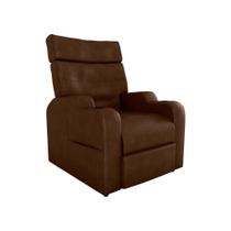 Poltrona Reclinável Do Papaicom Porta Copos Porta Controle Toro Boucle Cinza Matrix