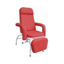 Poltrona Reclinável Hospitalar Descanso Comfort Vermelha