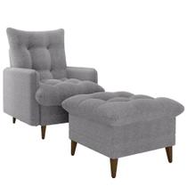 Poltrona Reclinável Matrix 497 Montreal Com Puff 106x76x95cm Poltrona Reclinável Matrix 497 Montreal Com Puff 106x76x95cm