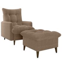 Poltrona Reclinável Matrix 497 Montreal Com Puff 106x76x95cm Poltrona Reclinável Matrix 497 Montreal Com Puff 106x76x95cm