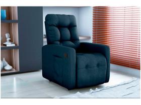 Poltrona Reclinável MX-69 Urus Suede Azul
