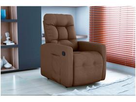 Poltrona Reclinável MX-69 Urus Suede Marrom