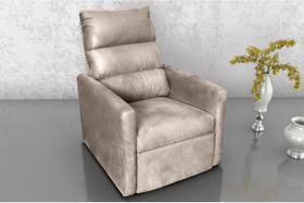 Poltrona Reclinável MX14 Turin Suede Bege B251 - Matrix