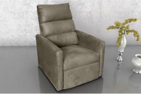 Poltrona Reclinável MX14 Turin Suede Cappuccino B255 - Matrix