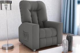 Poltrona Reclinável MX5 Pallas Suede Cinza B250 Matrix Poltrona Reclinável MX5 Pallas Suede Cinza B250 Matrix