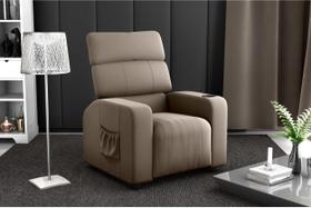 Poltrona Reclinável MX67 Pulse Veludo Cappuccino E434 - Matrix
