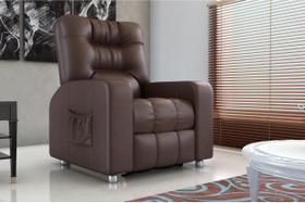 Poltrona Reclínavel MX7 Azera Corano Marrom F289 - Matrix