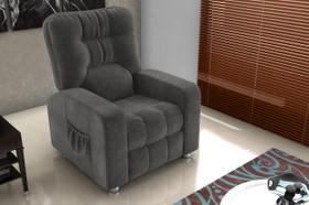 Poltrona Reclínavel MX7 Azera Masserati Cinza E401 - Matrix