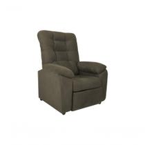 Poltrona Reclinável Onix 1 Lugar Veludo Light Capuccino Matrix