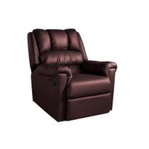 Poltrona Reclinável p/ Sala Vermont Classic Zero Wall Giro e Balanço Courano Marrom - Probel Poltrona Reclinável p/ Sala Vermont Classic Zero Wall Giro e Balanço Courano Marrom - Probel