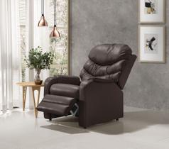 Poltrona Reclinável Papai Luxo D28 Estética - Corano Marrom