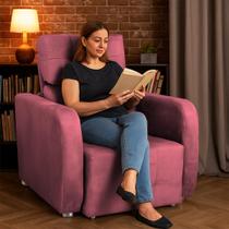 Poltrona Reclinavel Sala De Estar Safira Amamentação