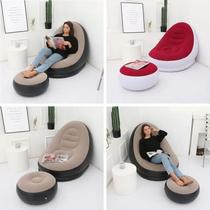Poltrona Relax Espreguiçadeira Pufe Mesa 130cm