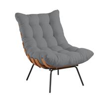 Poltrona Relaxante Base Costela Sala/Quarto Premium Iris