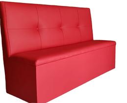Poltrona restaurante booth vermelha 1.20m