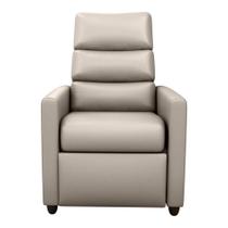 Poltrona Retrátil e Reclinável 69cm Com Material Sintético Multimóveis Cr45267 Bege Poltrona Retrátil e Reclinável 69cm Com Material Sintético Multimóveis Cr45267 Bege
