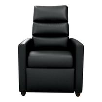 Poltrona Retrátil e Reclinável 69cm Com Material Sintético Multimóveis Cr45267 Preto