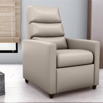 Poltrona Retrátil e Reclinável 69cm com Material Sintético Multimóveis CR45267 Poltrona Retrátil e Reclinável 69cm com Material Sintético Multimóveis CR45267