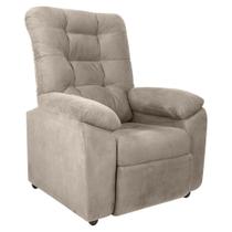 Poltrona Retrátil e Reclinável 88cm Com Pés Multimóveis Cr45263 Bege Poltrona Retrátil e Reclinável 88cm Com Pés Multimóveis Cr45263 Bege